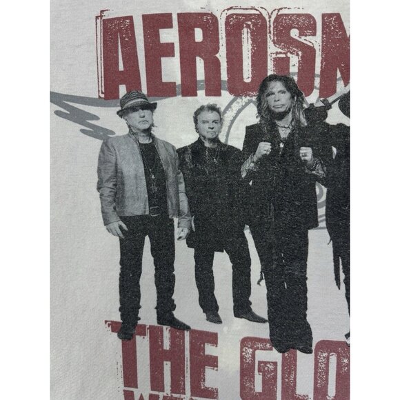 Vintage Y2K Aerosmith The Global Warming Tour Rock Concert Promo Shirt - Picture 4 of 16